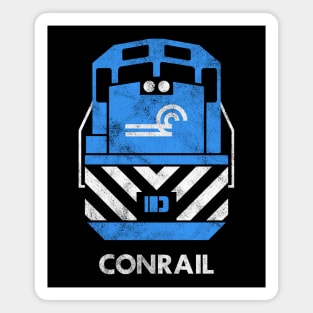 Vintage Conrail Railroad Train Engine T-Shirt Magnet